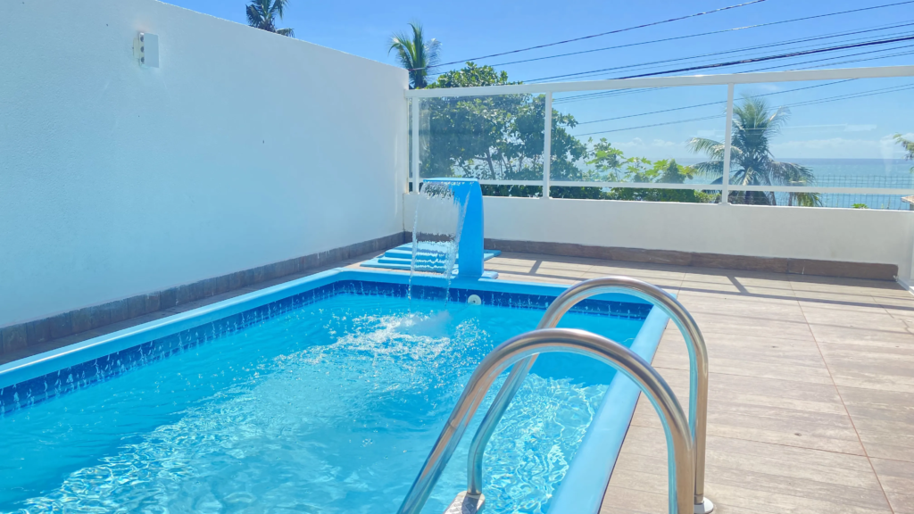 Ocean view near luxury residence in Ponta Negra Brazil