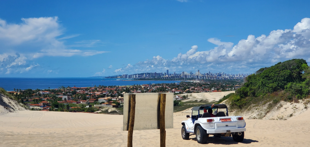 Dune buggy tour experience near Ponta Negra and Natal beaches in Brazil